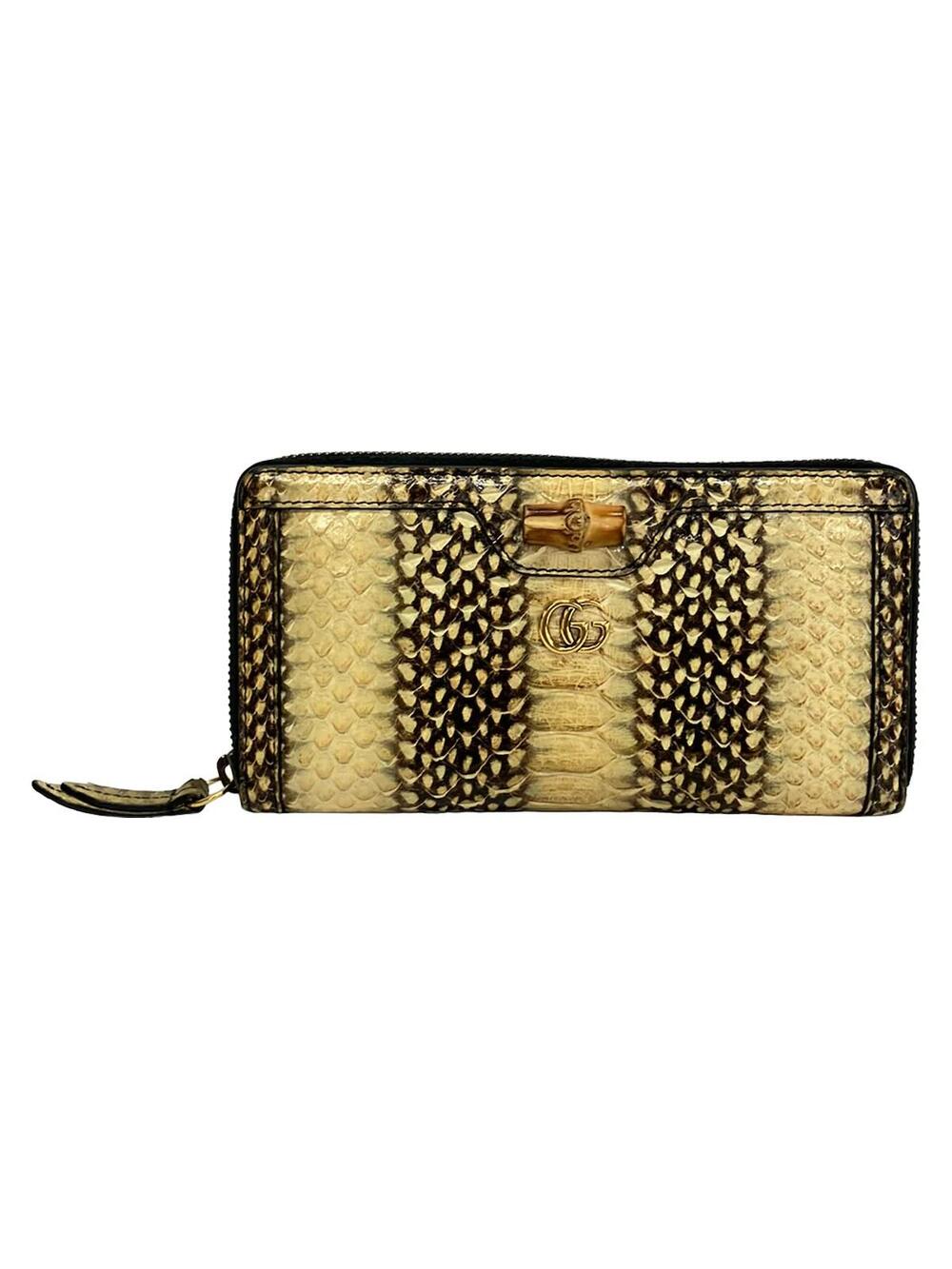 Gucci Diana Beige Dark Brown Leather #372159G58B